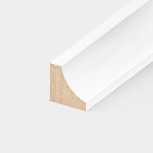 White - 2.4m Painted Scotia Beading (122323)