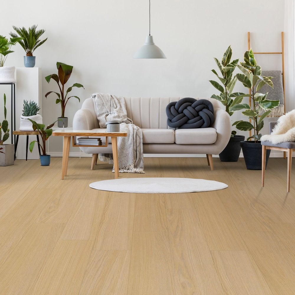 Krono Original | Linen Sheridan Oak Vario Supernatural 8mm Laminate Sample - K641 (SKU-344636)