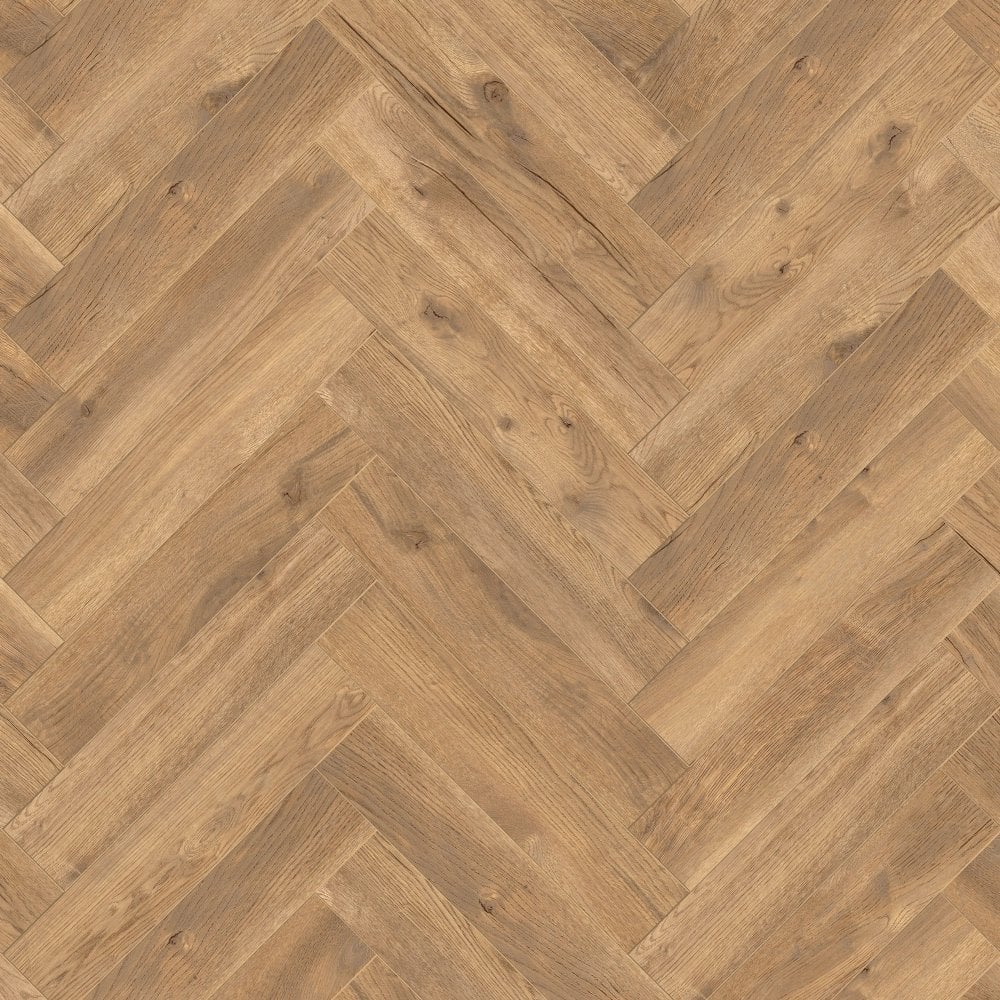 Kronotex | Treviso Oak - Herringbone 8mm Laminate Sample - D4764 (SKU-344534)