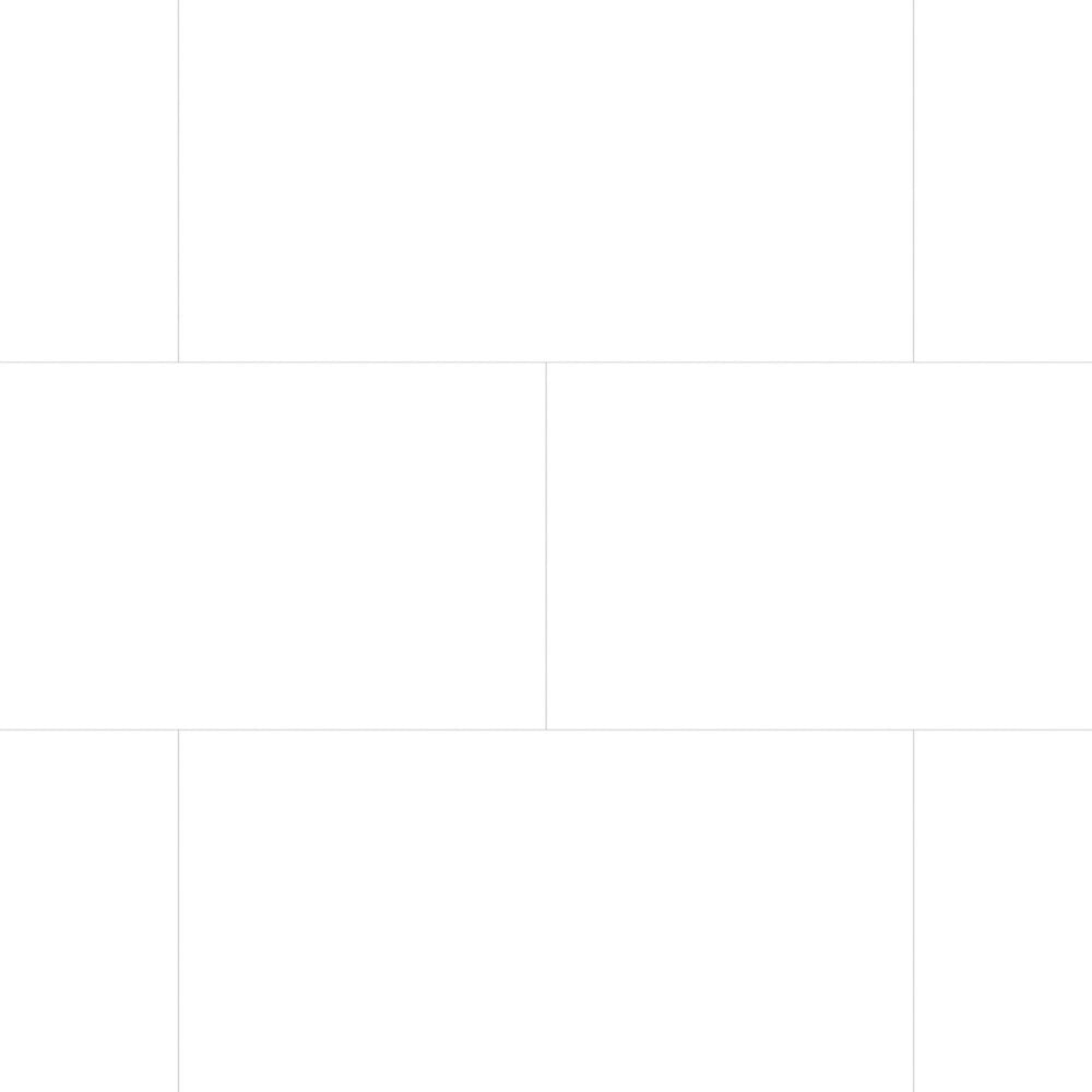 White - Lustre Stone 800 x 400mm Waterproof Wall Panelling (122687)