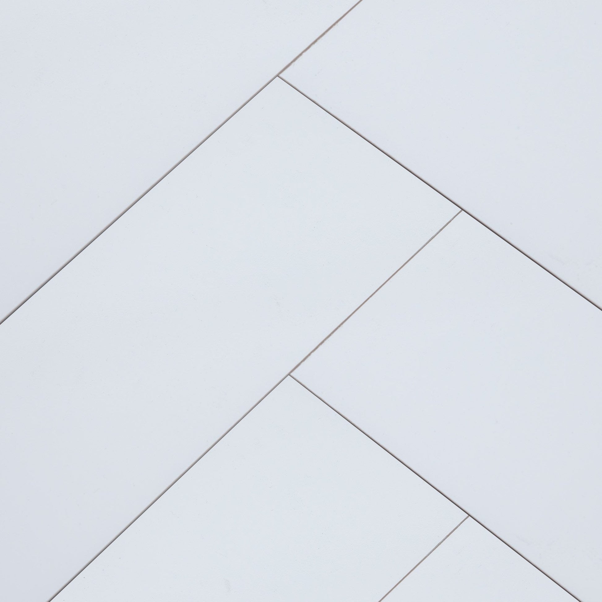 Liberty Floors | White Lustre Herringbone 6mm High Gloss SPC Rigid Core Vinyl Sample (SKU-345215)