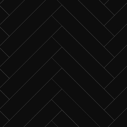 Black - Lustre Herrringbone 6mm High Gloss Luxury Vinyl Flooring (122978)