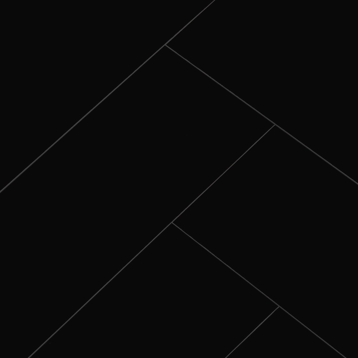 Black - Lustre Herrringbone 6mm High Gloss Luxury Vinyl Flooring (122978)