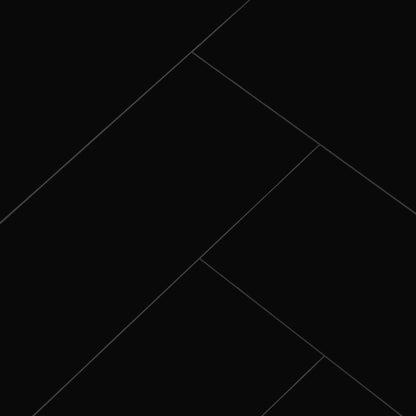Black - Lustre Herrringbone 6mm High Gloss Luxury Vinyl Flooring (122978)