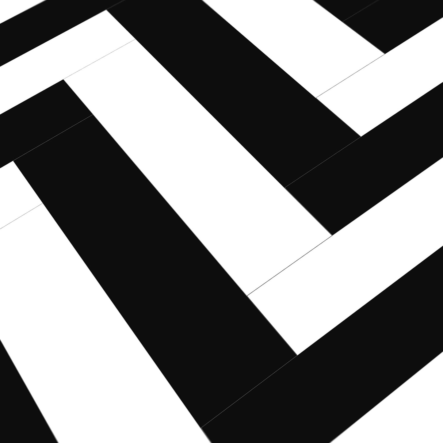 Black & White - Lustre Herrringbone 6mm Luxury Vinyl Flooring (123053)