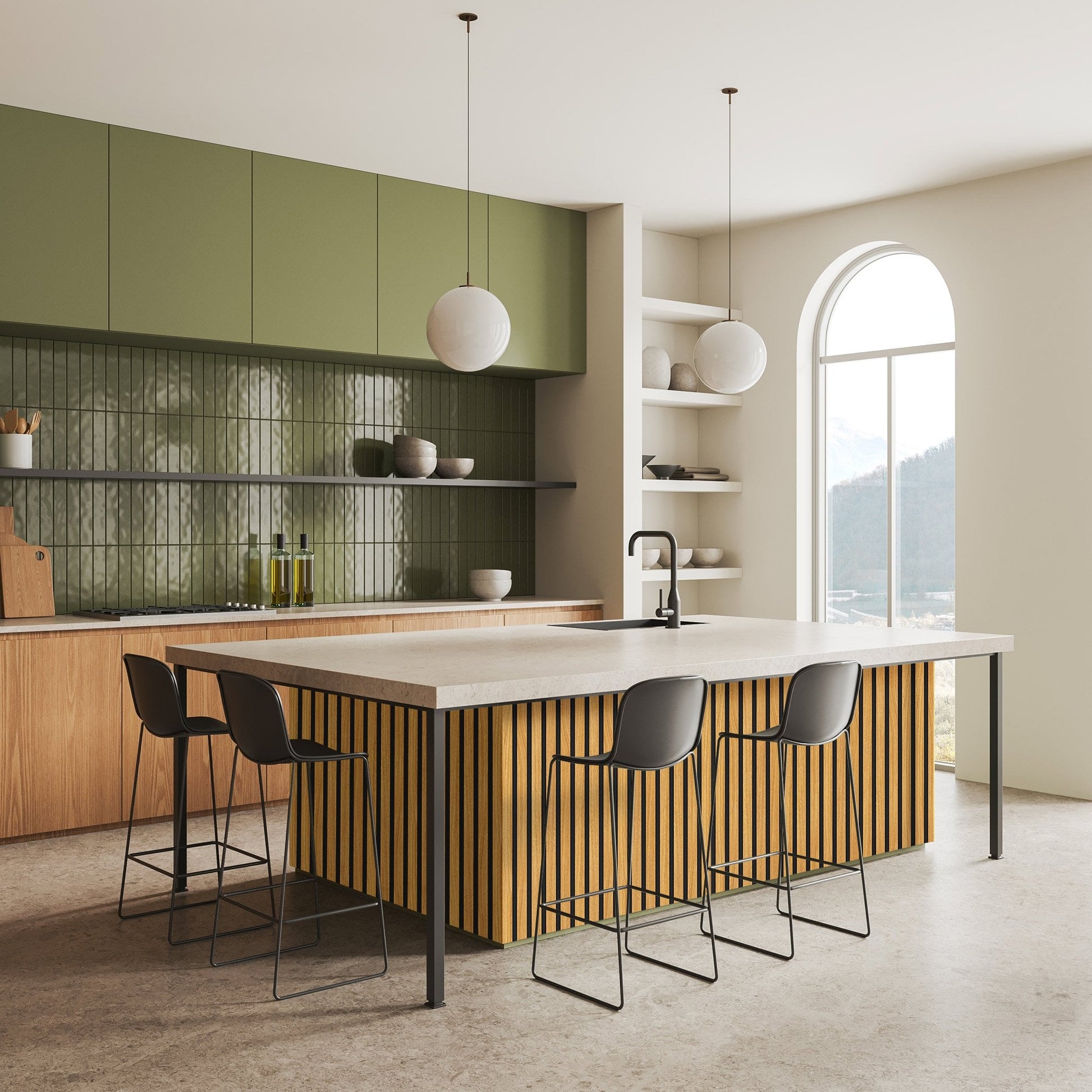 Golden Oak - Elevation Acoustic Wall Panelling (121616)