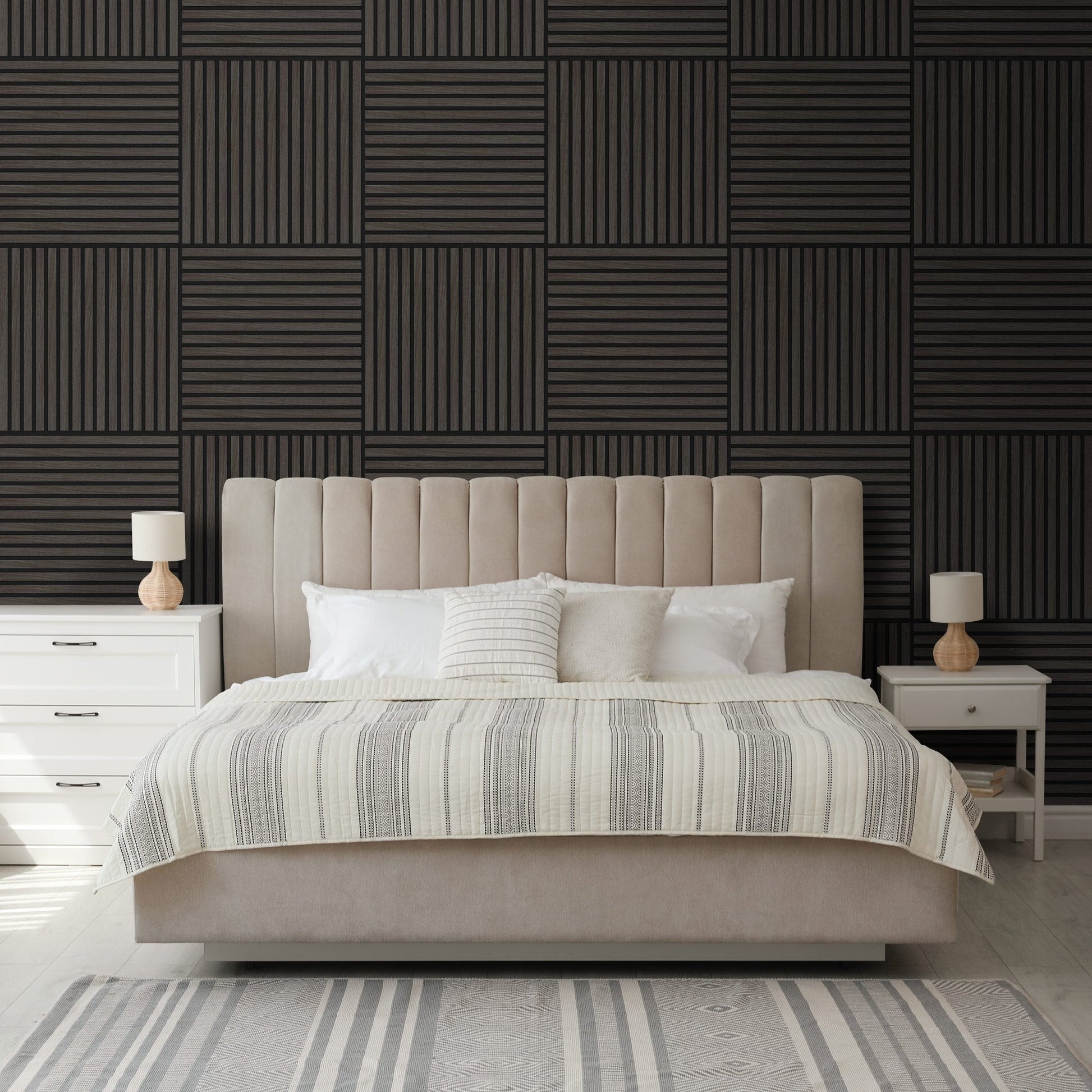 Dark Grey - Elevation Acoustic 20mm Fully Finished Wall Panelling (120985)