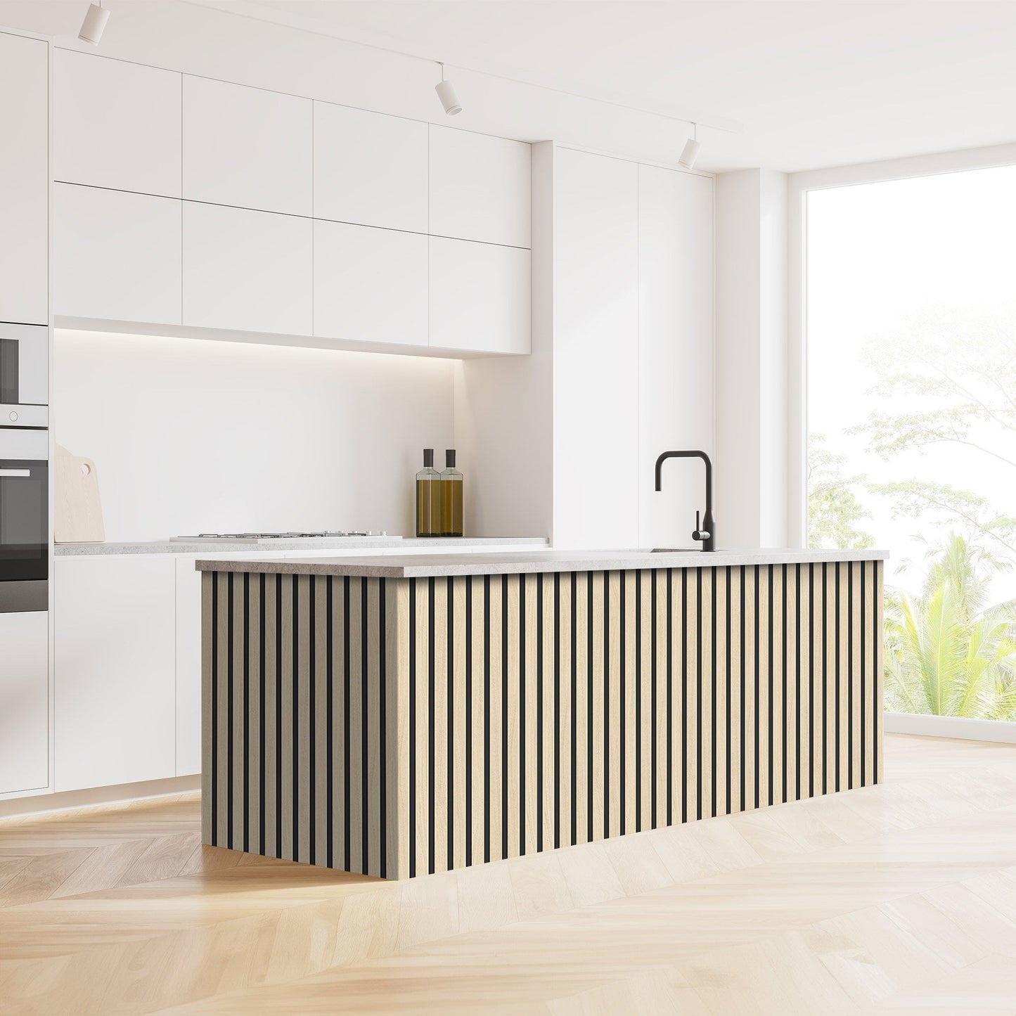 Ivory White - Elevation Acoustic Wall Panelling (121618)