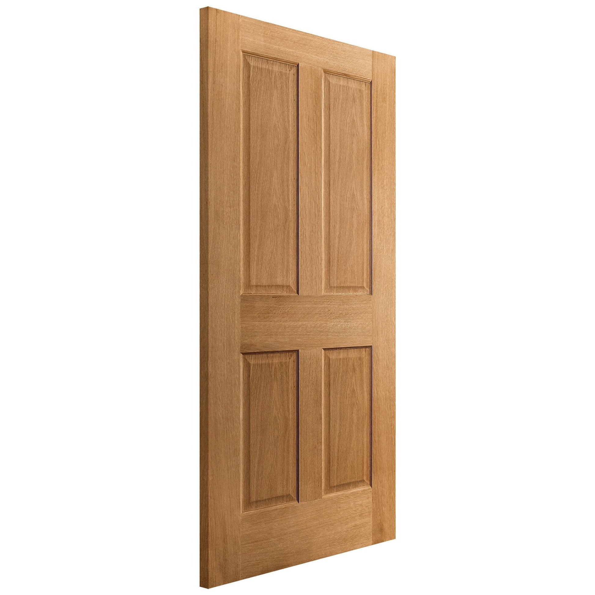 Oak Internal Fully Finished Victorian Made-to-Measure FD30 Fire Door (122652)
