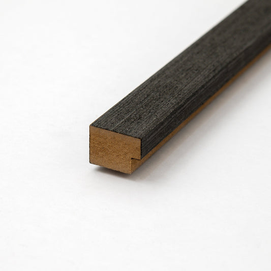 Fully Finished Dark Grey Elevation Acoustic Slat Wall Trim (121641)