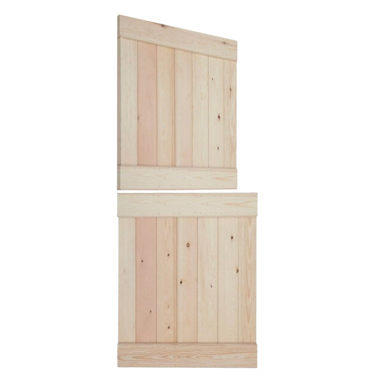 Scandinavian Pine Internal Unfinished Grange Solid Stable Door (107963)