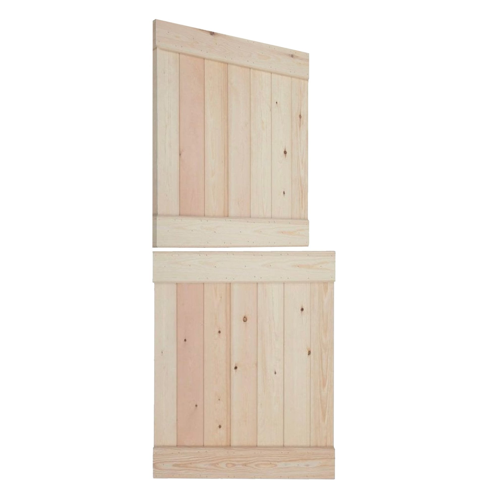 Scandinavian Pine Internal Unfinished Grange Solid Stable Door (107963)