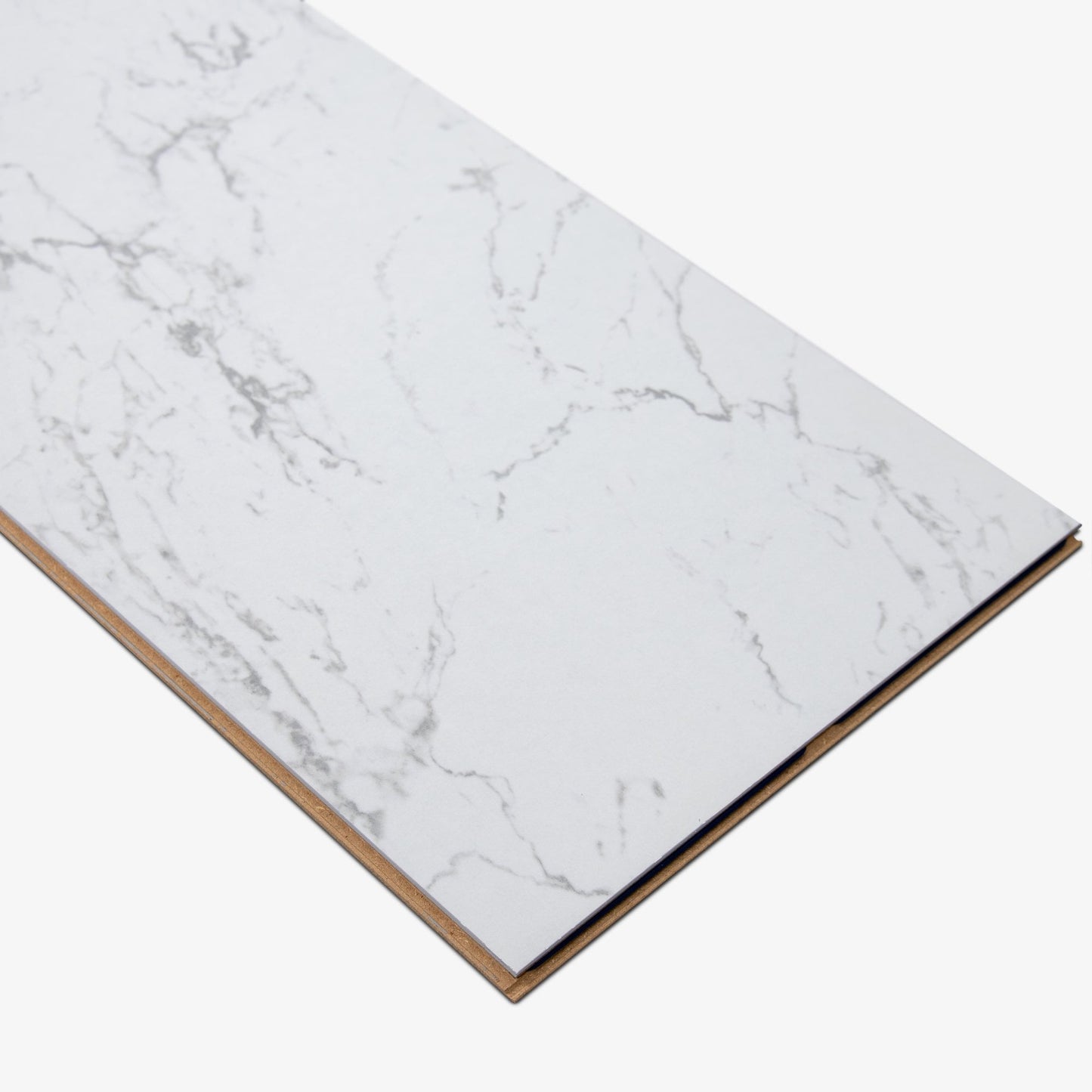 Carrara Marble - Lustre Stone 8mm High Gloss Laminate Flooring (90003)