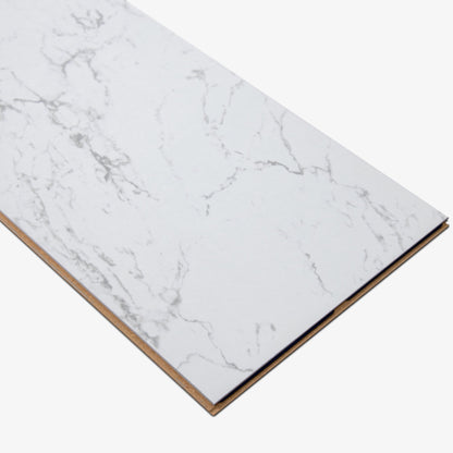 Carrara Marble - Lustre Stone 8mm High Gloss Laminate Flooring (90003)