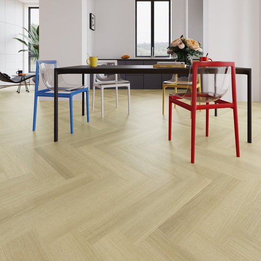 Woodstock Oak - Prime Herringbone 5mm Purecoat Rigid Core Vinyl Flooring (123014)