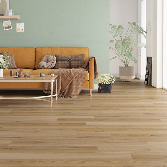Welland Oak - Prime SPC 5mm Embossed Purecoat Rigid Core Vinyl Flooring (123011)