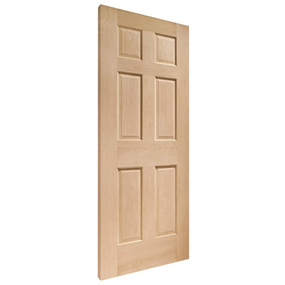 White Internal Oak Oregon Georgia 6 Panel Irish KF Door (121817)