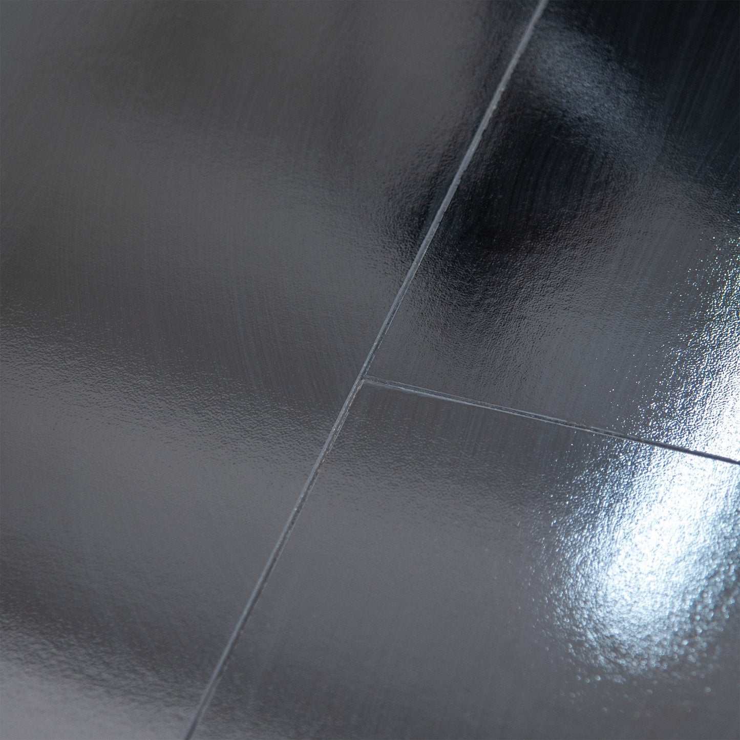 Black - Lustre Stone 8mm High Gloss Laminate Flooring (89999)