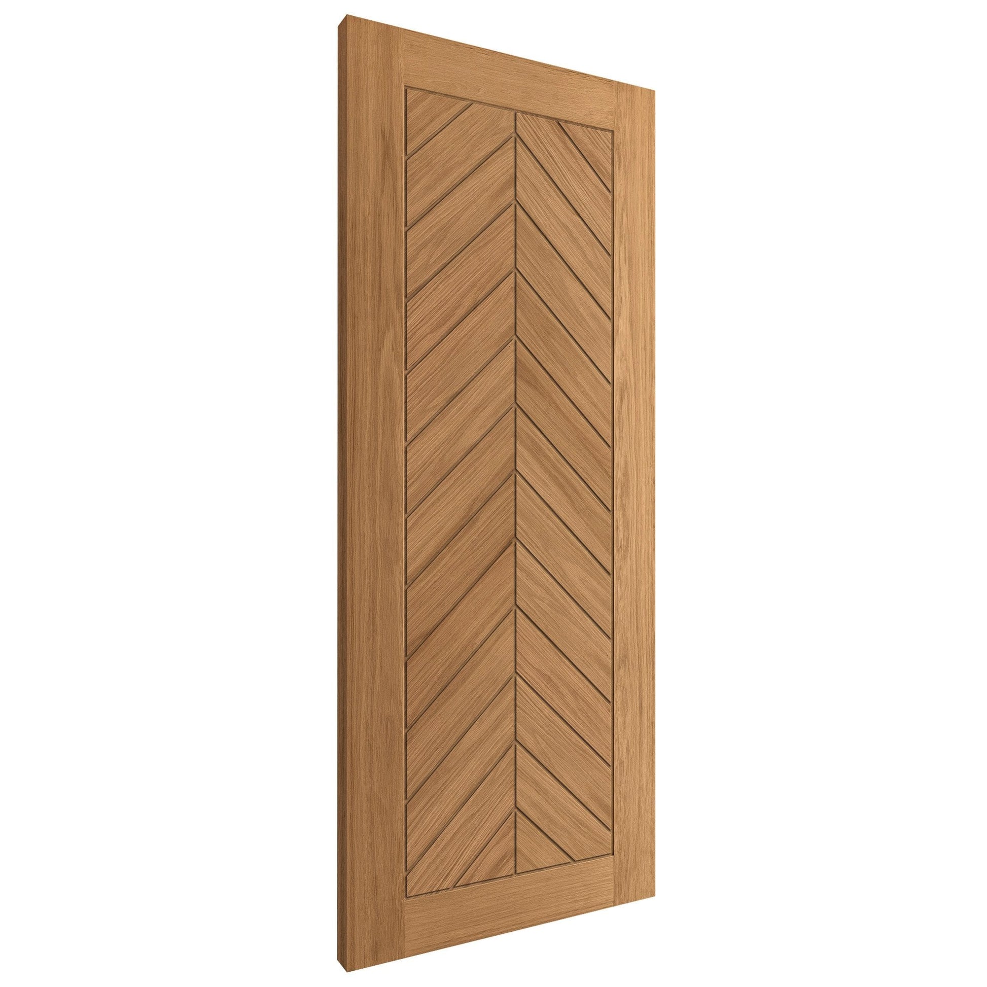 Oak Internal Fully Finished Chevron Door (124129)
