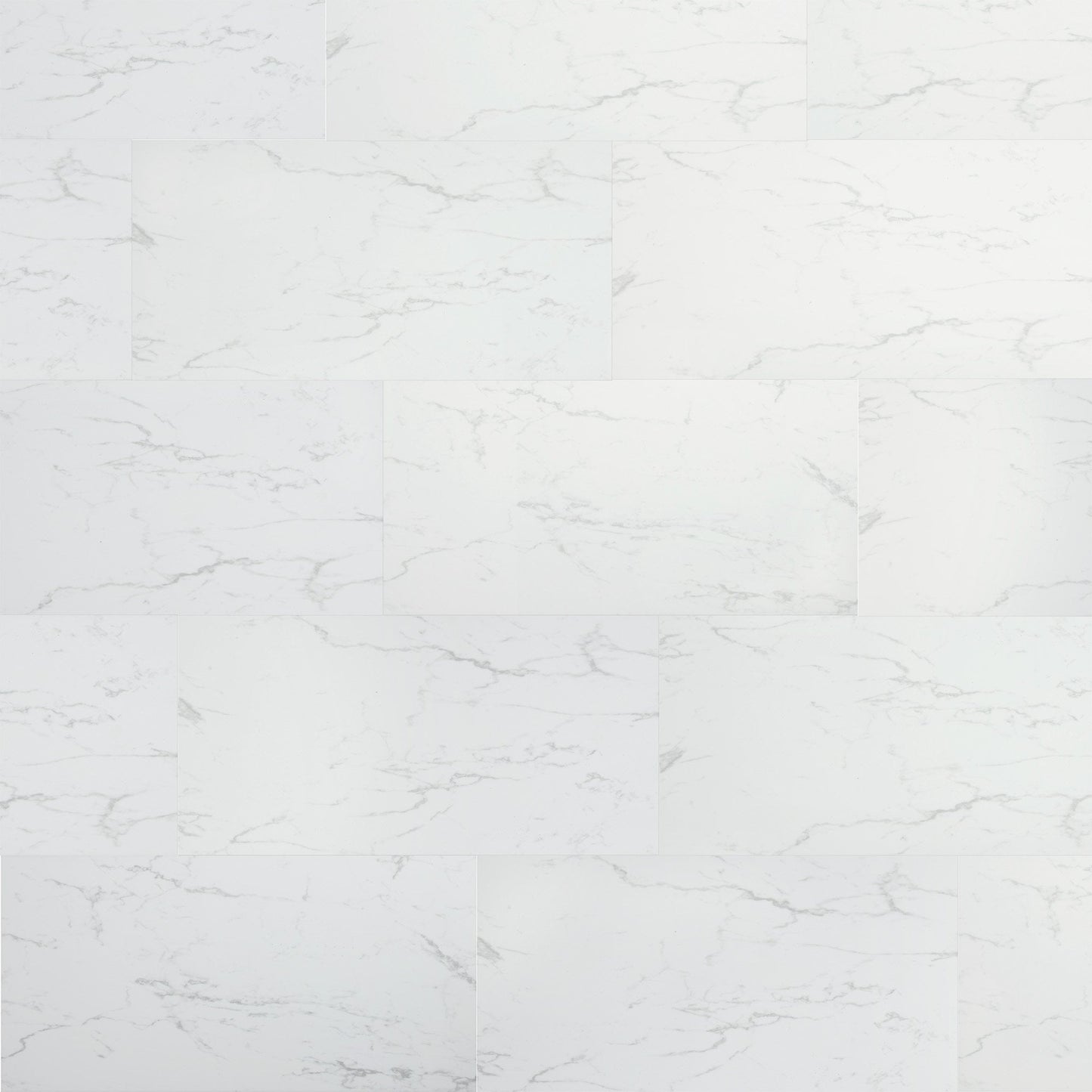 Carrara Marble - Lustre Stone 800 x 400mm Waterproof Wall Panelling (122540)