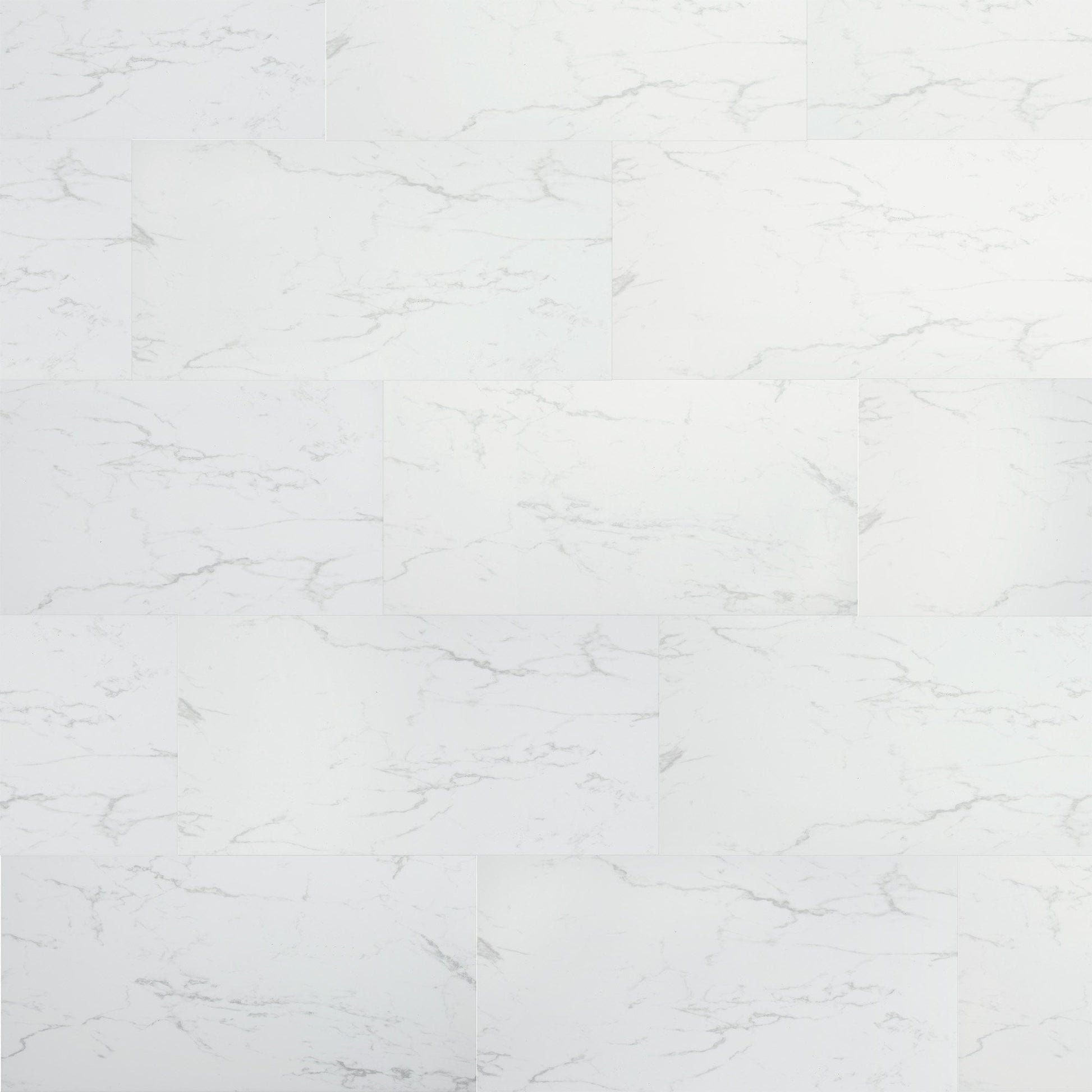Carrara Marble - Lustre Stone 800 x 400mm Waterproof Wall Panelling (122540)