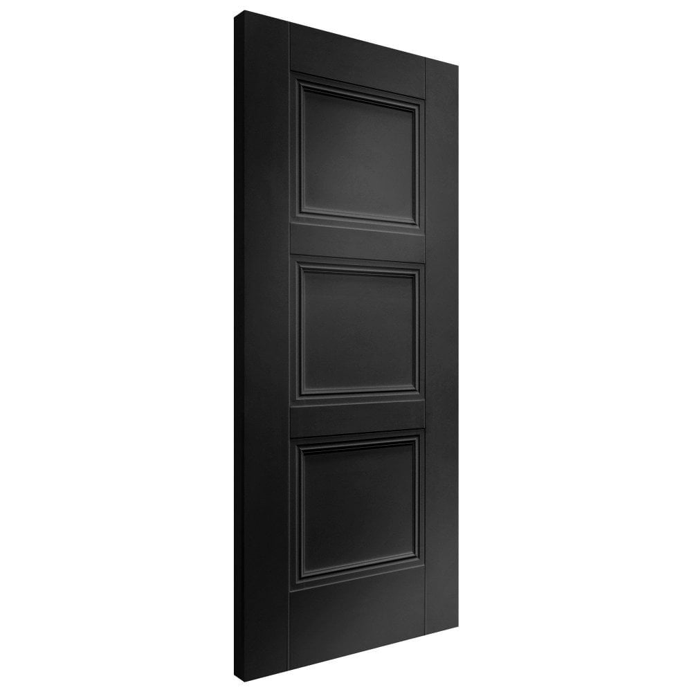 Jet Black Internal Fully Finished Elegance Ripley FD30 Fire Door (124174)
