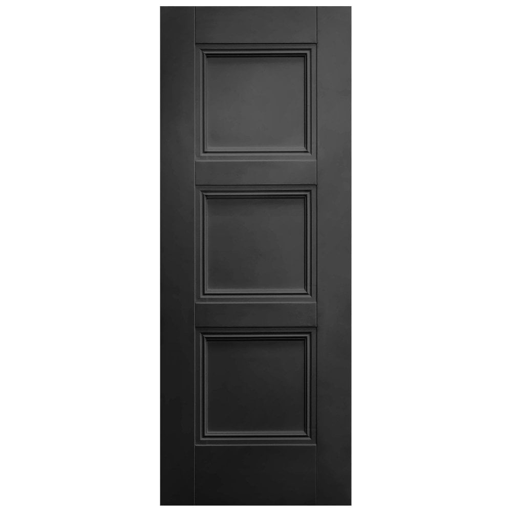 Jet Black Internal Fully Finished Elegance Ripley FD30 Fire Door (124174)