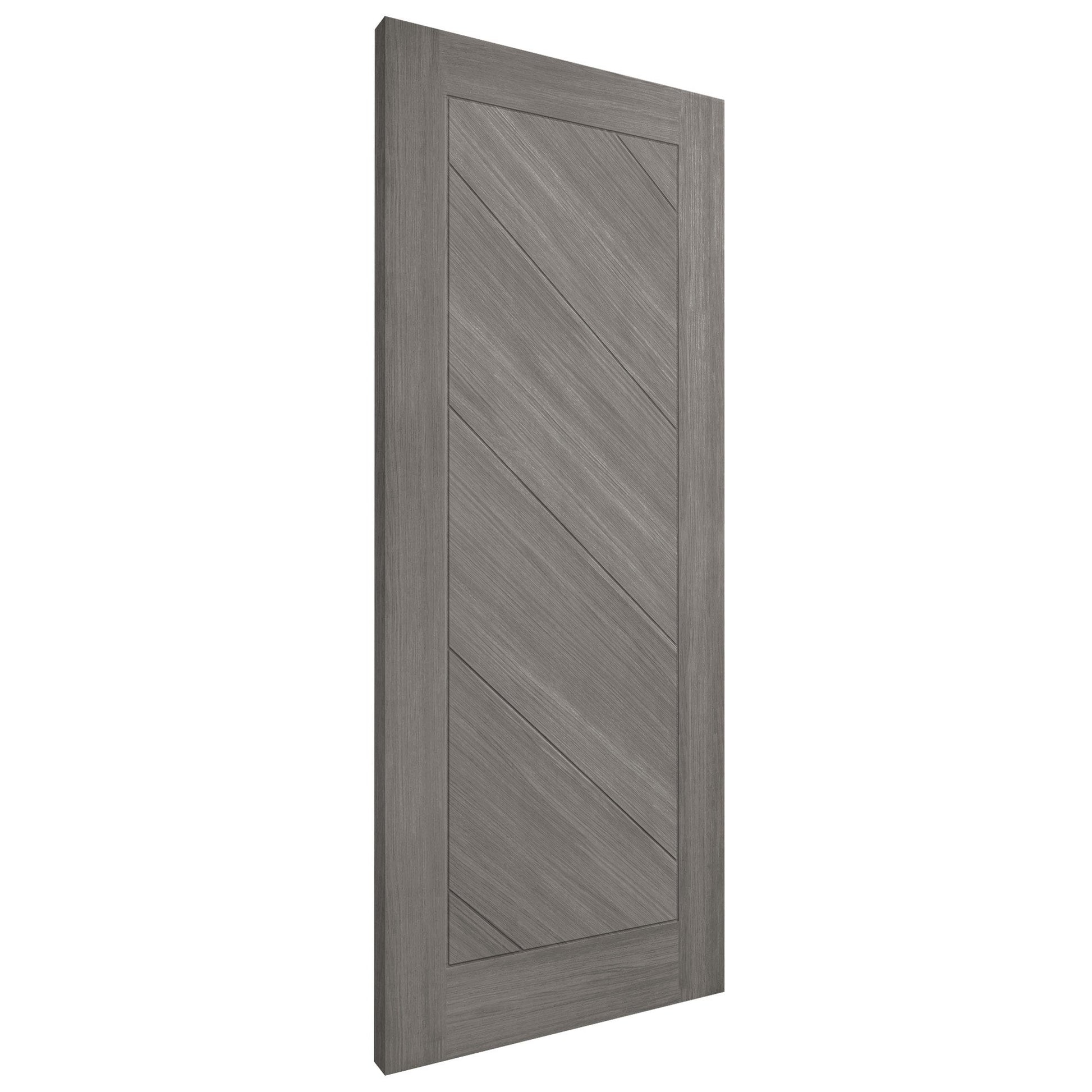 Light Grey Internal Fully Finished Endure Laminate Stockholm FD30 Fire Door (122010)