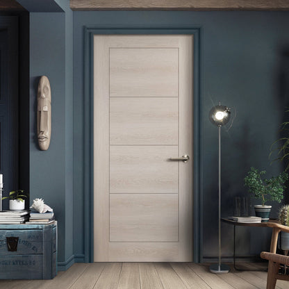 Ivory Fully Finished Internal Endure Laminate Ladder FD30 Fire Door (121995)