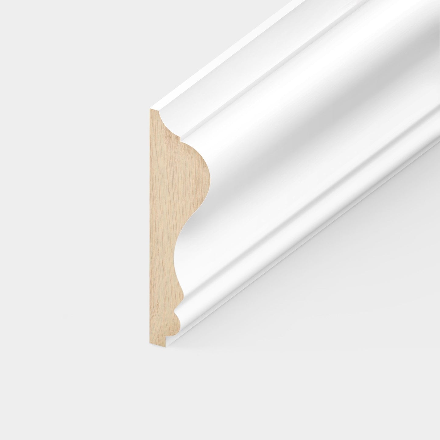 White - 2.4m Painted Chair Moulding (120098)