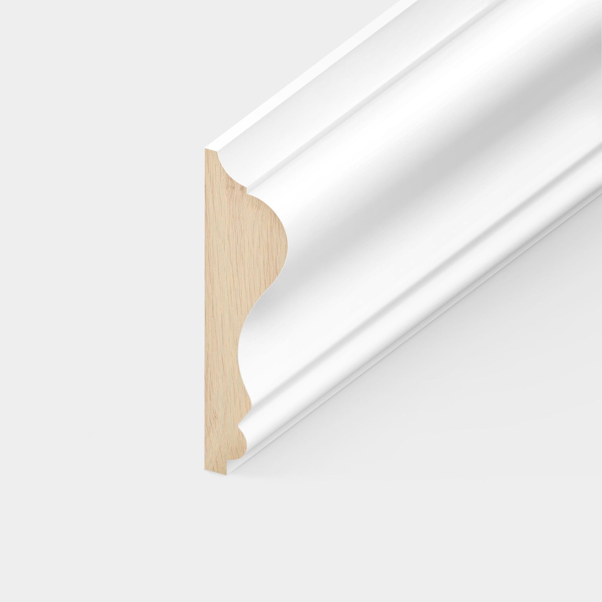 White - 2.4m Painted Chair Moulding (120098)