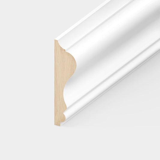 White - 2.4m Painted Chair Moulding (120098)