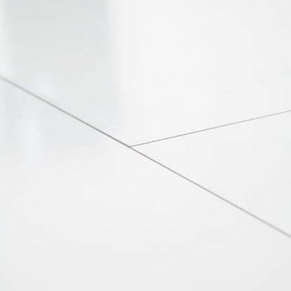 White - Lustre Stone 8mm High Gloss Laminate Flooring (90000)