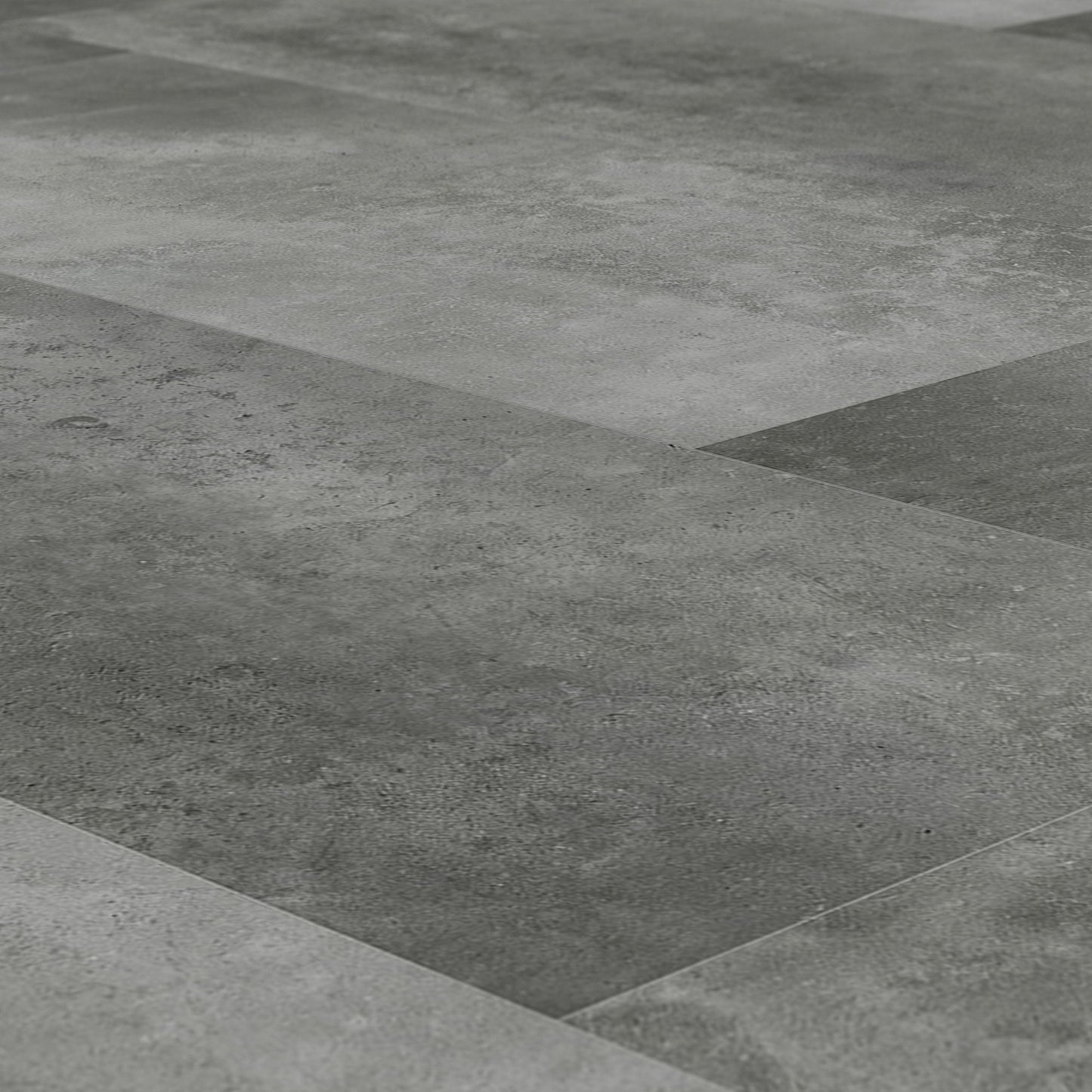 Xonic Grey - Luxe Vision Pre-Grouted 5.5mm Stone Embossed UV Coated Rigid Core Vinyl Flooring (123034)