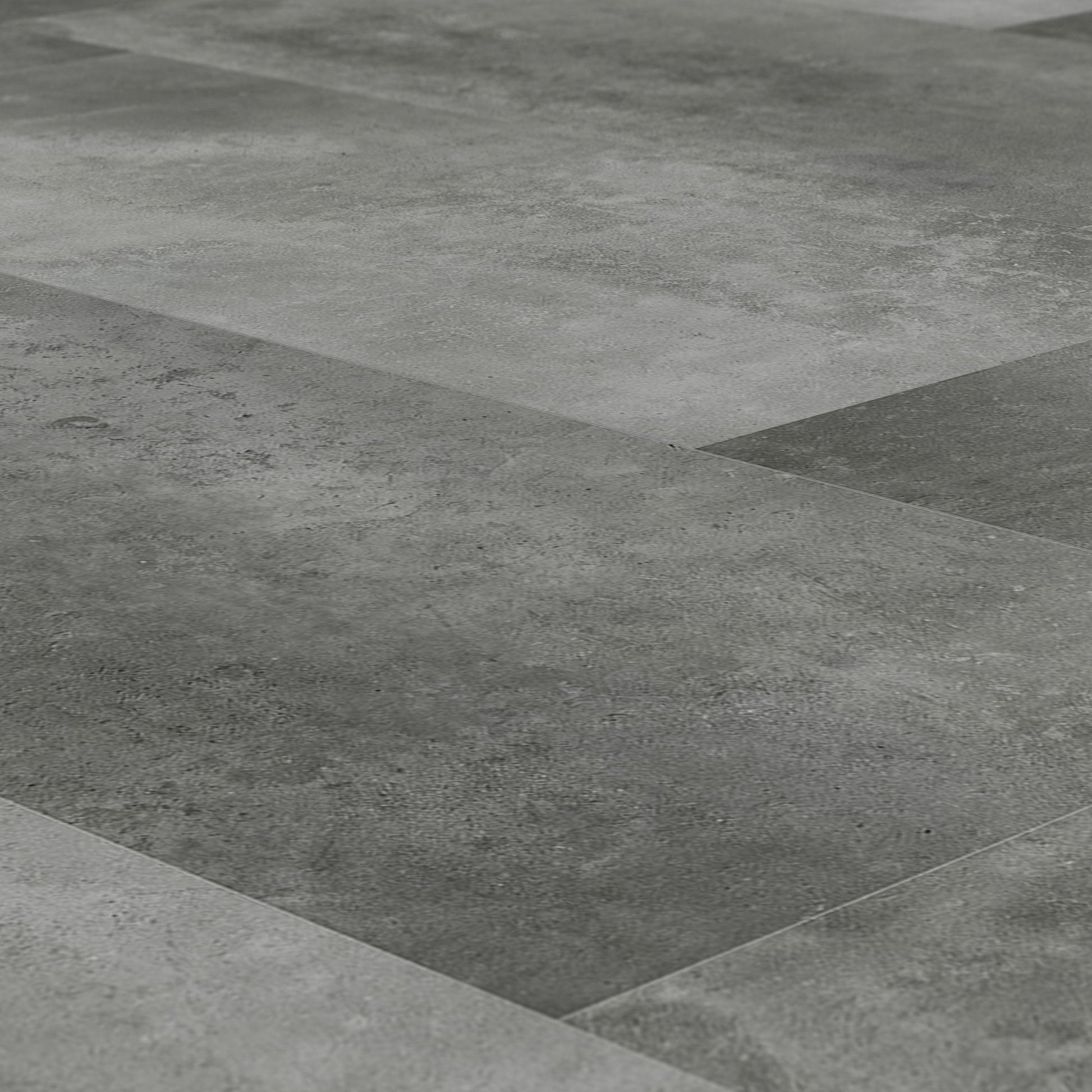 Xonic Grey - Luxe Vision Pre-Grouted 5.5mm Stone Embossed UV Coated Rigid Core Vinyl Flooring (123034)