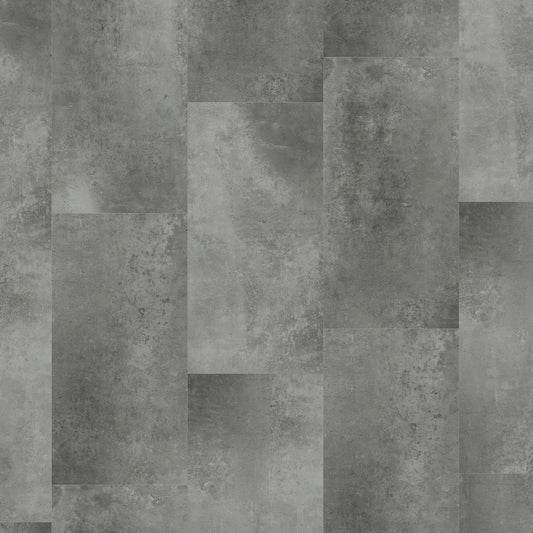 Leader-Tec | Xonic Grey - LuxeVision Pre-grouted Tile SPC Rigid Core Vinyl Sample - LT-3994 (SKU-345272)