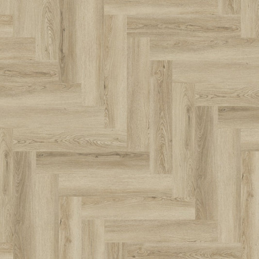 Leader-Tec | Beaumont Oak - LuxeVision Herringbone SPC 5mm Rigid Core Vinyl Sample - EWH-3978-HB (SKU-345268)