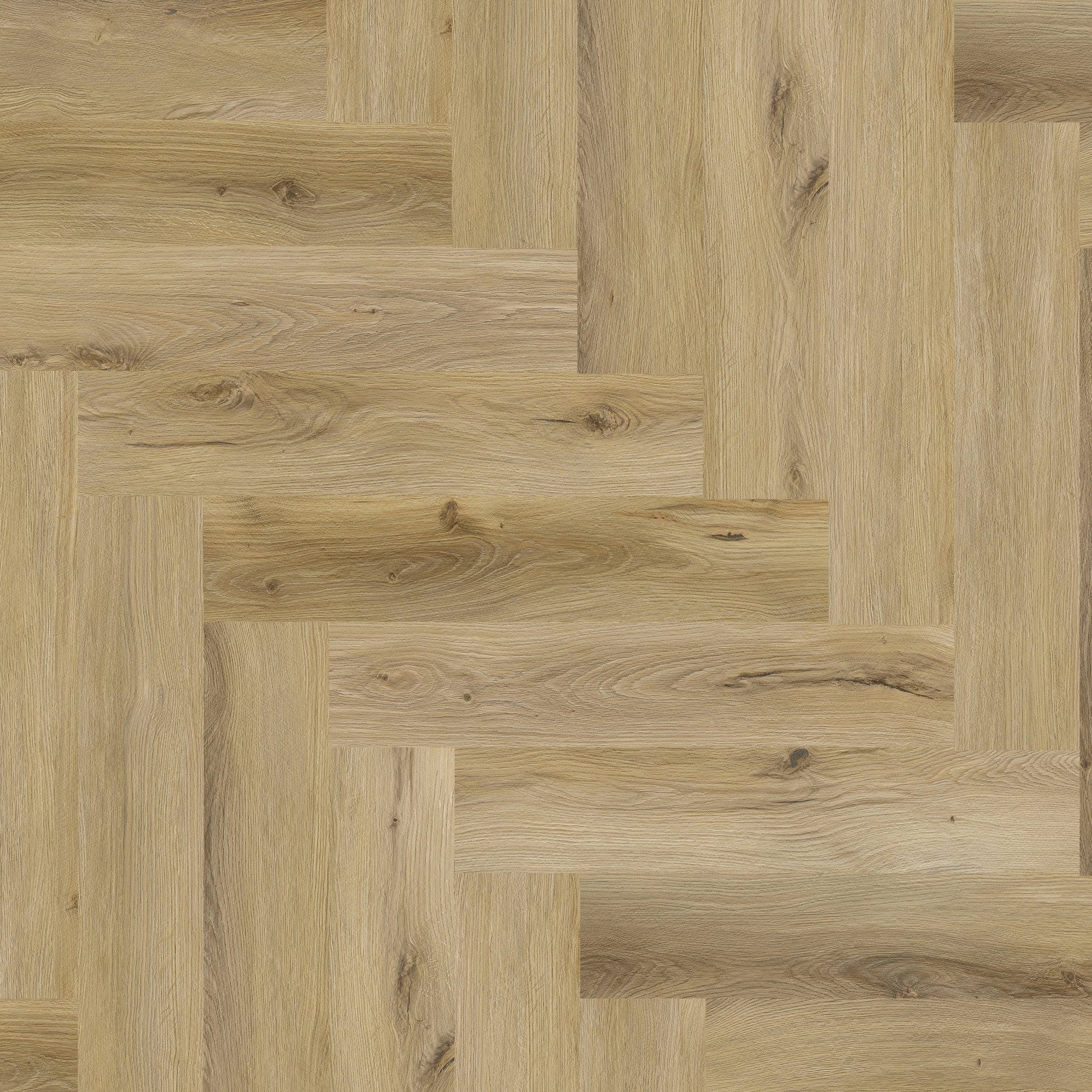 Langford Oak - Foundation Herringbone LVT 5mm Anti-Microbial UV Coated Rigid Core Vinyl Flooring (123003)