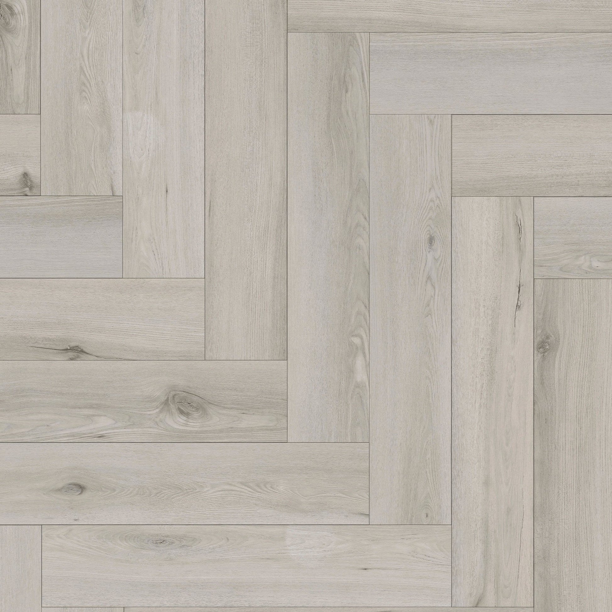 Leader-Tec | Merritt Oak - Prime Herringbone SPC 5mm Rigid Core Vinyl Sample - EWH-3985-HB (SKU-345244)