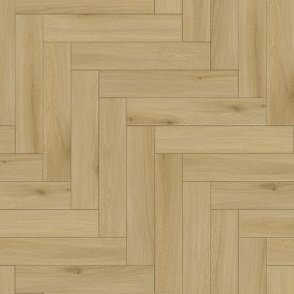 Vancouver Oak - Foundation Herringbone LVT 5mm Anti-Microbial UV Coated Rigid Core Vinyl Flooring (123001)