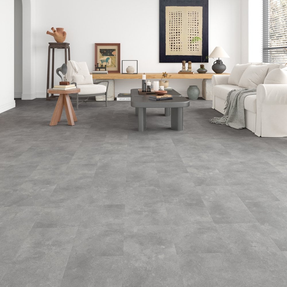 Leader-Tec | Concrete Stone - Prime+ Tile SPC Rigid Core Vinyl Sample - LT-3991 (SKU-345265)