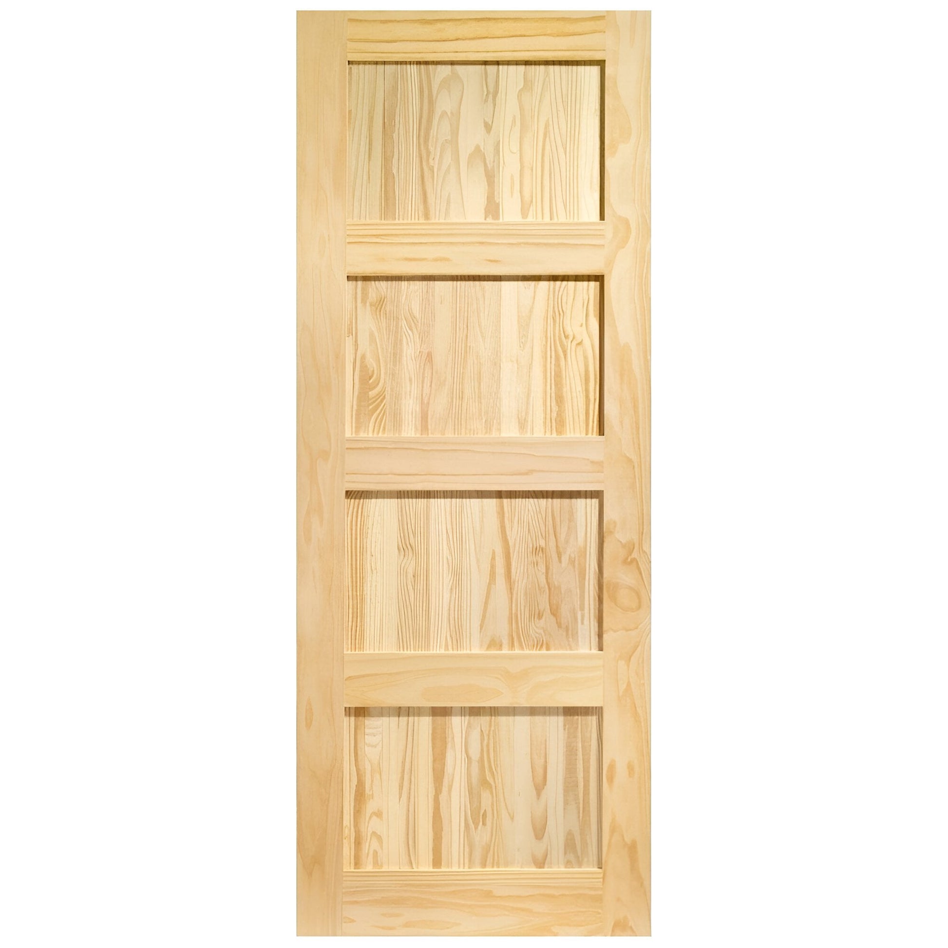 Clear Pine Internal Unfinished Shaker 4 Panel Door (93644)