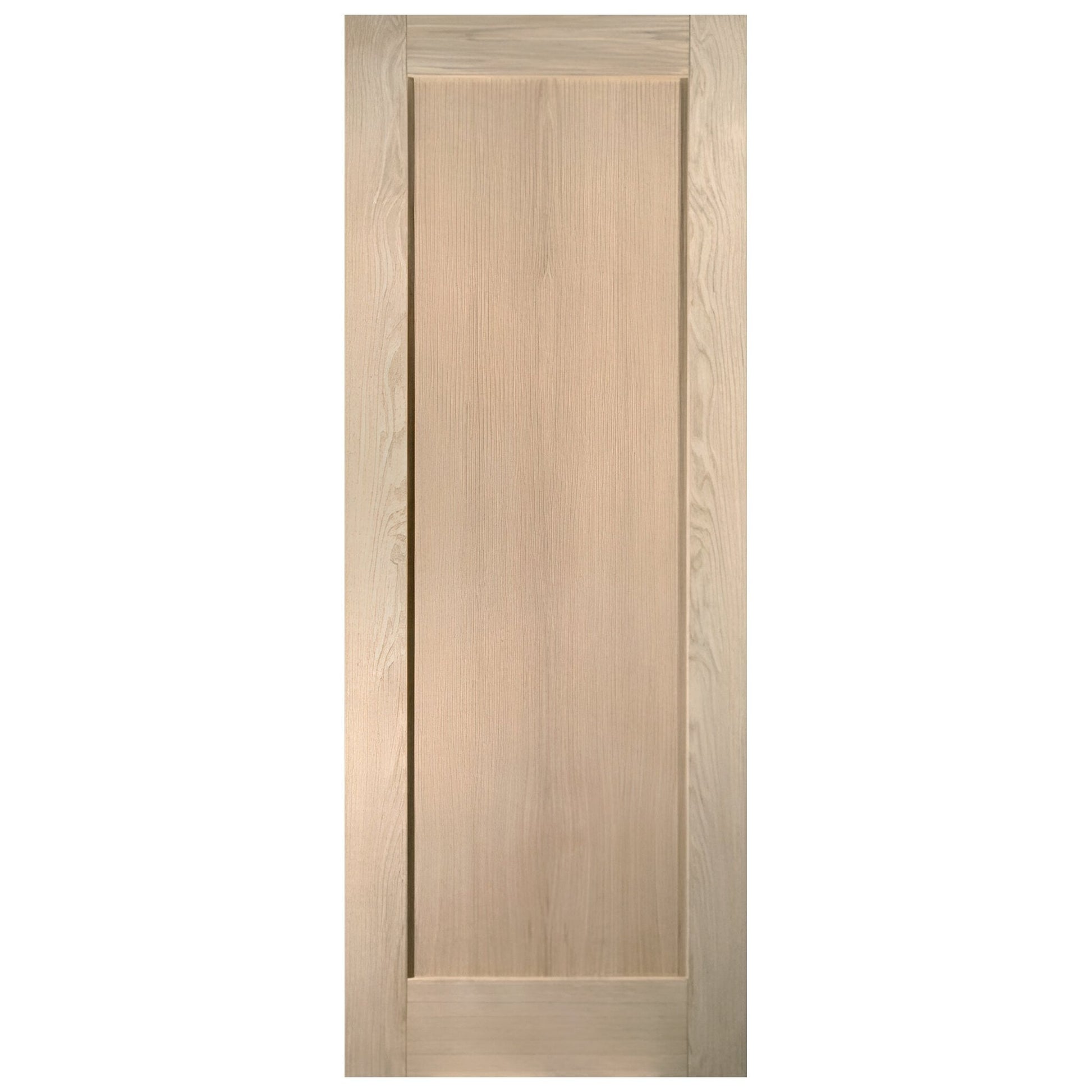White Oak Internal Unfinished Shaker 1 Panel Door (121824)