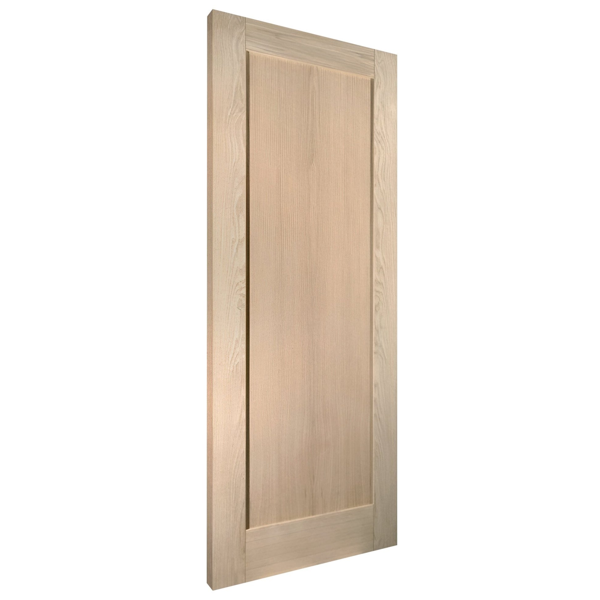 White Oak Internal Unfinished Shaker 1 Panel Door (121824)