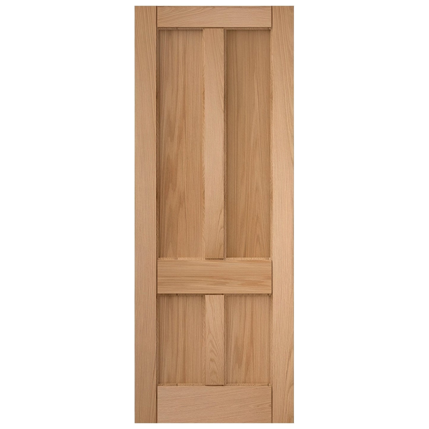 Oak Internal Unfinished 4 Panel Deco Door (121701)