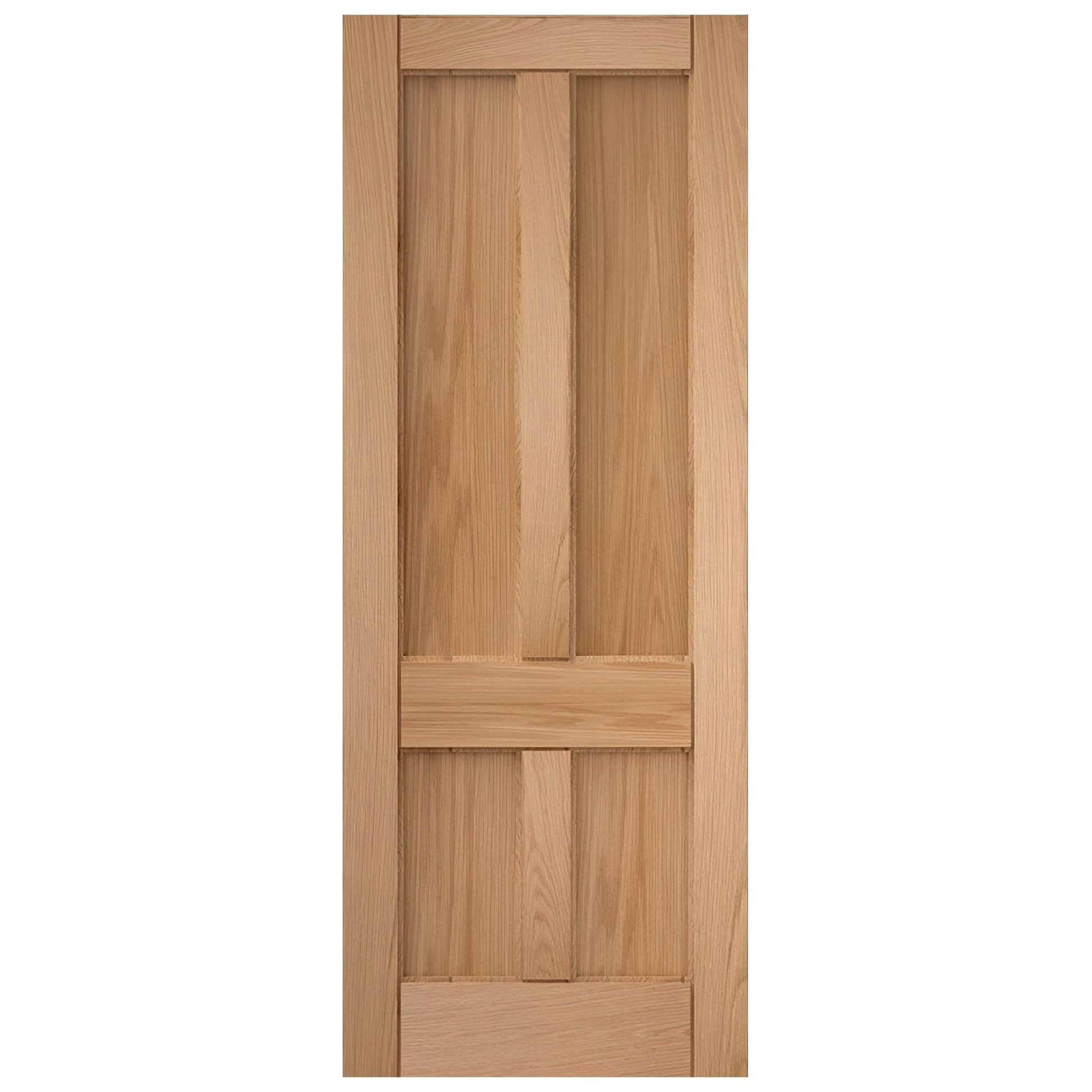 Oak Internal Unfinished 4 Panel Deco Door (121701)