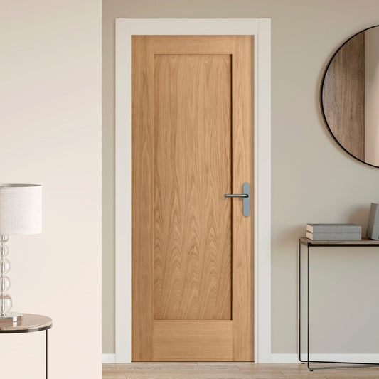 Oak Internal Unfinished Pattern 10 1 Panel Made-to-Measure Door (120466)