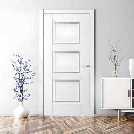 White Internal Primed Elegance Ripley Made-to-Measure Door (120513)