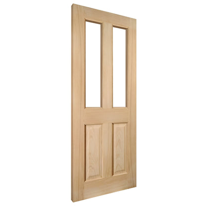 White Oak Internal Unfinished Oregon 4 Light Unglazed FD30 Fire Door (121800)