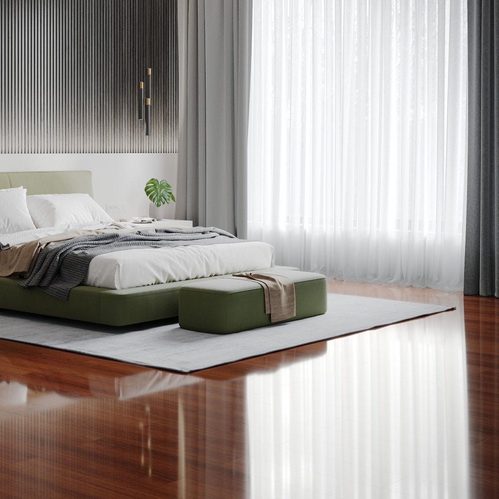 Karoo Merbau - Lustre 8mm High Gloss Laminate Flooring (84868)